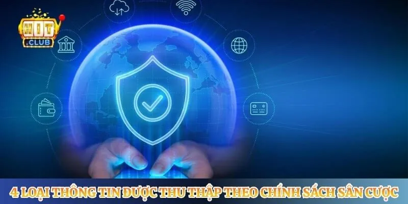 Chính Sách Bảo Mật Hitclub 4 loại thông tin được thu thập theo chính sách sân cược