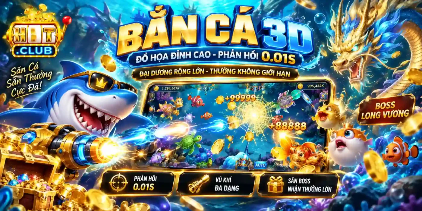 Bắn Cá 3D - Động Cơ Unity Phản Hồi Thao Tác 0.01s