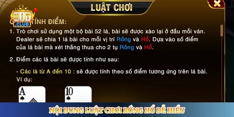 Rồng Hổ Hitclub - Trò Chơi Đánh Bài Đổi Thưởng Hấp Dẫn Nội dung luật chơi rồng hổ dễ hiểu