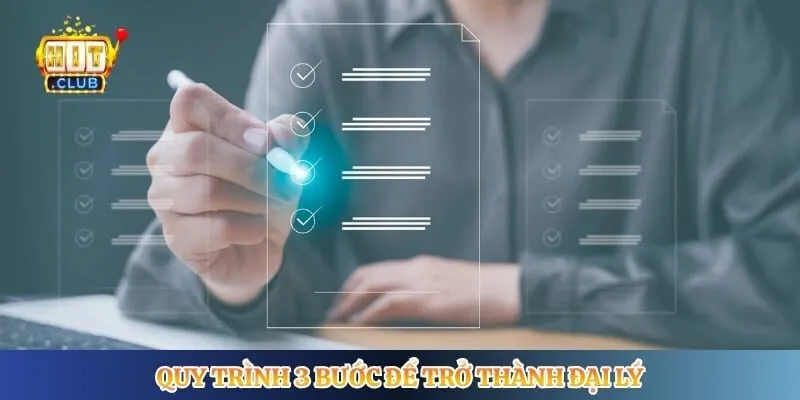 Đại Lý Hitclub Quy trình 3 bước để trở thành đại lý